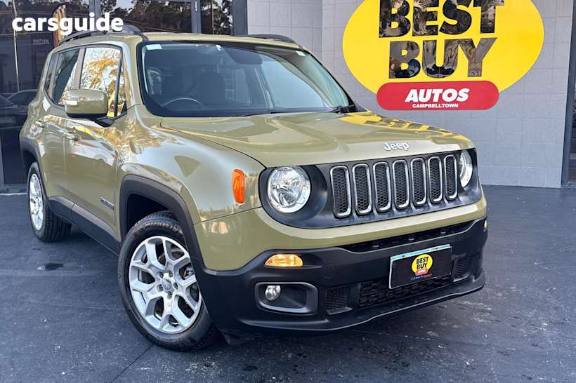 Green 2015 Jeep Renegade Wagon Longitude