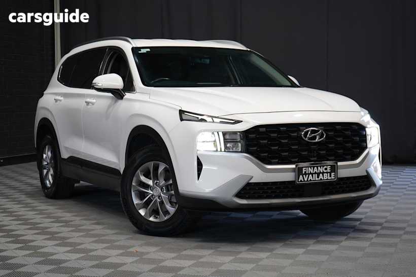 White 2020 Hyundai Santa FE Wagon Crdi (Awd)