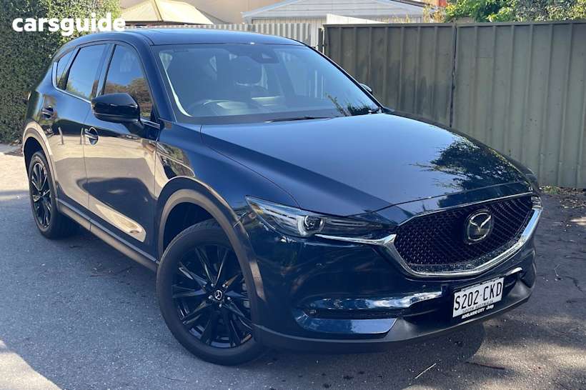 Blue 2021 Mazda CX-5 SUV GT 4X4
