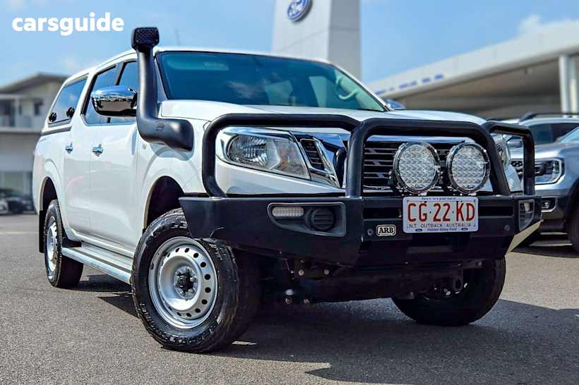 White 2019 Nissan Navara Ute Tray RX 4X4