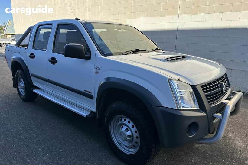 White 2007 Holden Rodeo Crew Cab Chassis Lx (4X4)