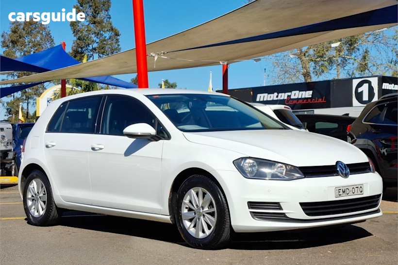 White 2015 Volkswagen Golf Hatch 92TSI TRENDLINE F