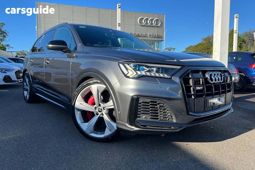 Grey 2020 Audi SQ7 SUV TDI 4WD