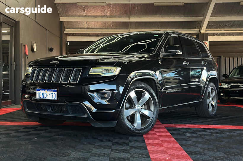 Black 2014 Jeep Grand Cherokee SUV OVERLAND 4X4