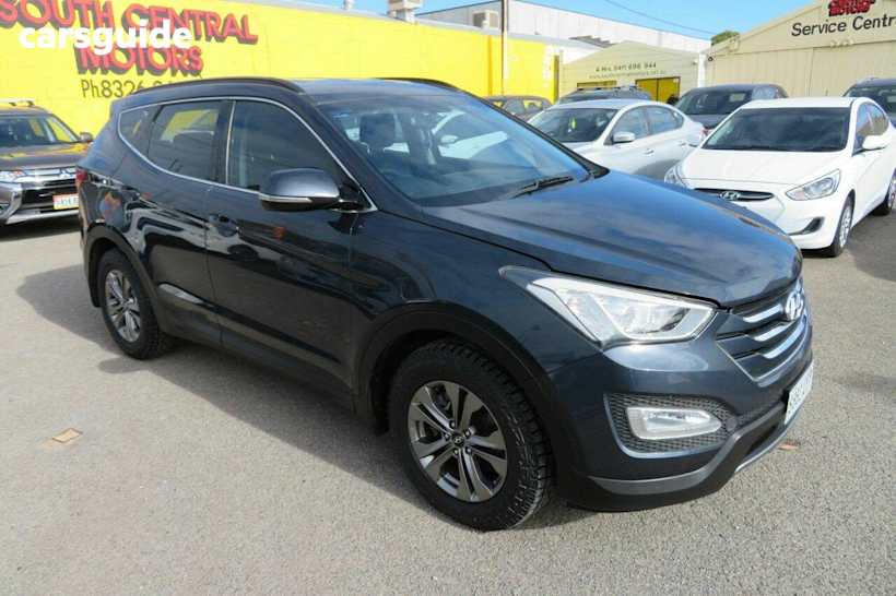 Blue 2014 Hyundai Santa FE Wagon Active Crdi (4X4)