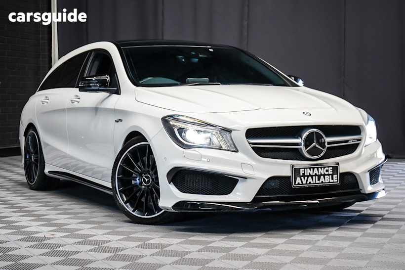 White 2015 Mercedes-Benz CLA45 Wagon Amg 4Matic S/B Orangeart Ed