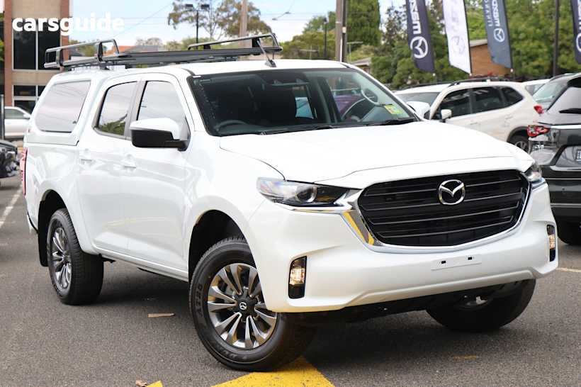 White 2024 Mazda BT-50 Dual Cab Pick-up Xt (4X4)