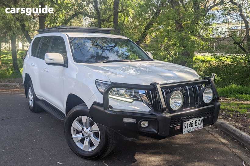 White 2019 Toyota Landcruiser Prado Wagon Gxl (4X4)