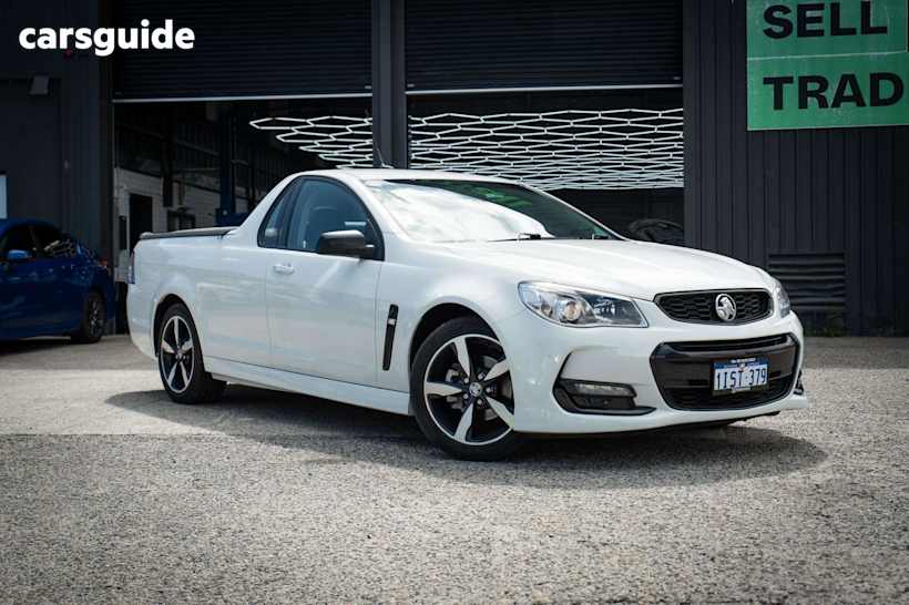 White 2016 Holden UTE Ute Tray SV6 BLACK R