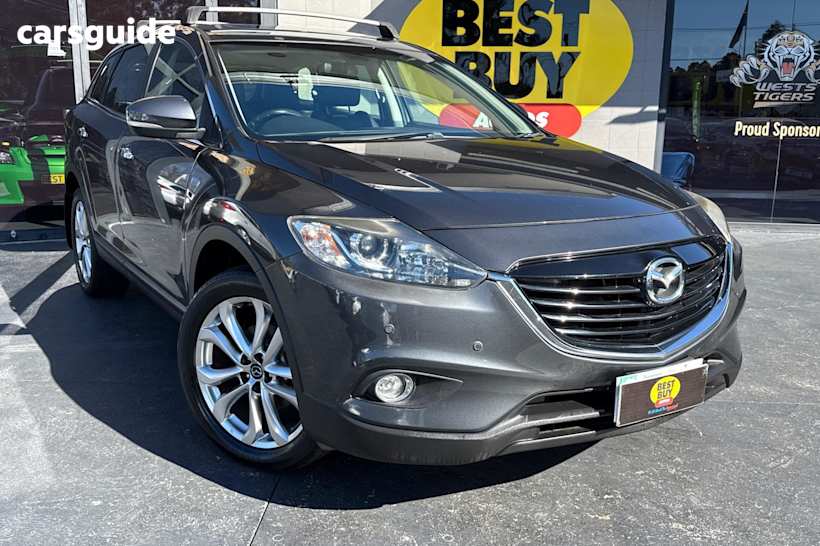 Grey 2013 Mazda CX-9 SUV LUXURY F