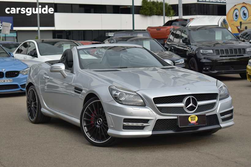 Silver 2012 Mercedes-Benz SLK-Class Sedan SLK250 BLUEEFFICIENCY R