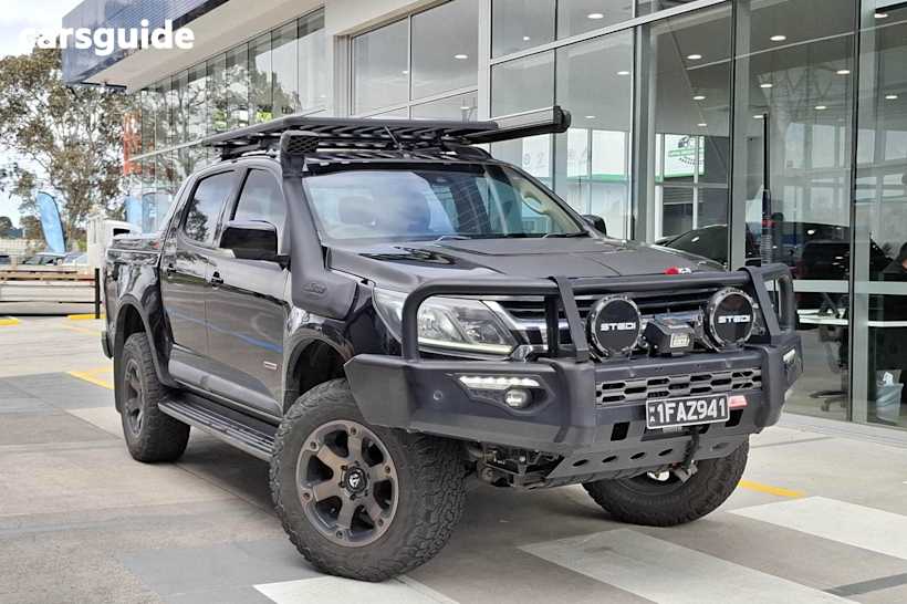 Black 2017 Holden Colorado Ute Tray Z71 4X4