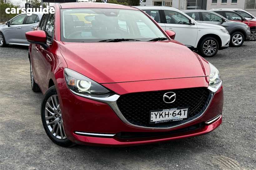 Red 2022 Mazda 2 Hatchback G15 Evolve