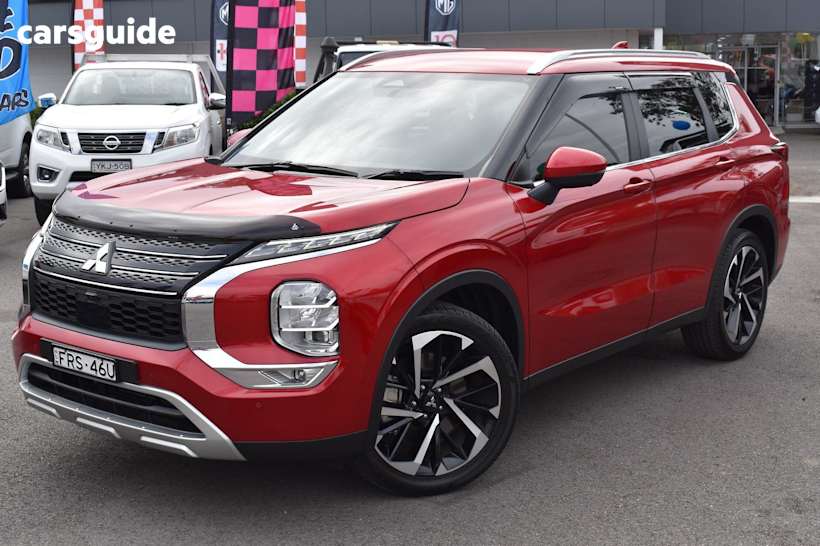 Red 2022 Mitsubishi Outlander SUV ASPIRE F
