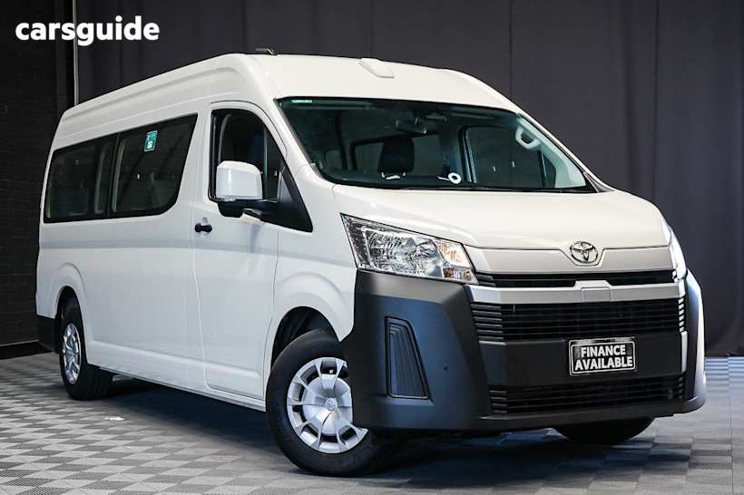 White 2024 Toyota HiAce Bus Slwb Commuter (12 Seats)