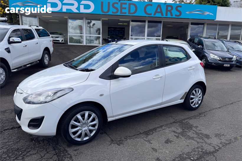 White 2012 Mazda 2 Hatchback Neo