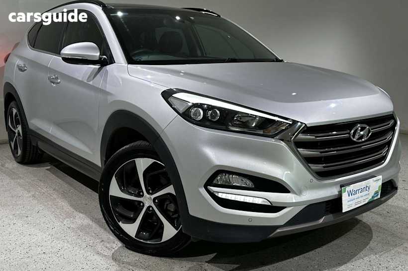 Silver 2016 Hyundai Tucson SUV HIGHLANDER 4X4