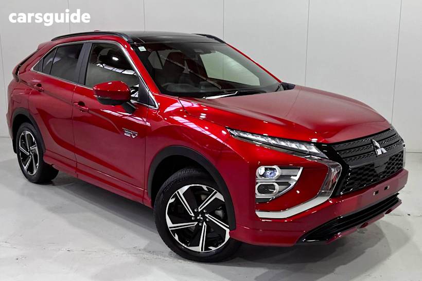 Red 2023 Mitsubishi Eclipse Cross SUV PHEV EXCEED 4X4