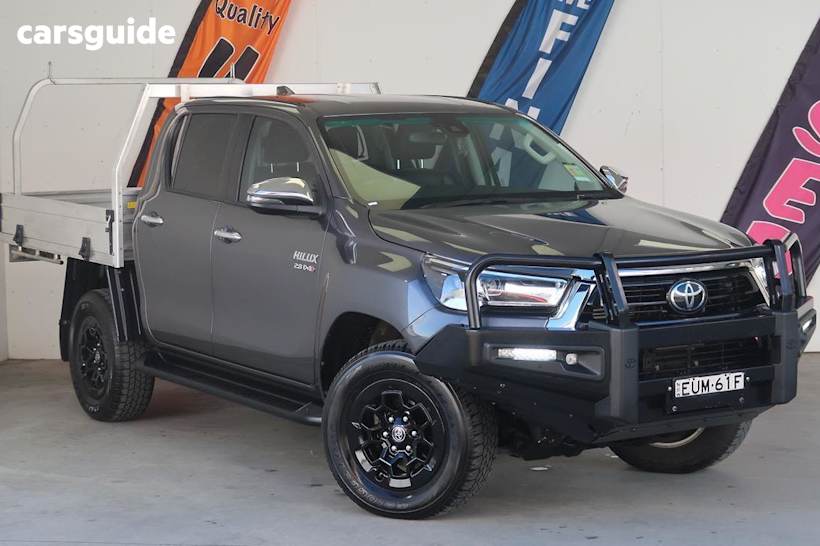 Grey 2022 Toyota Hilux Ute Tray