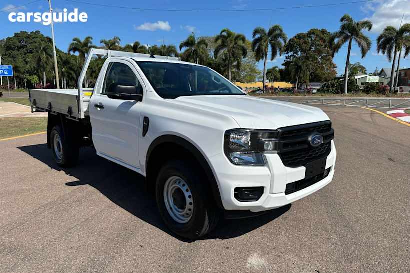 White 2024 Ford Ranger Ute Tray XL 4X4