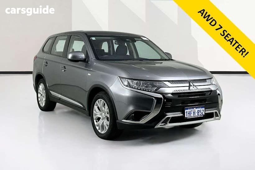Silver 2021 Mitsubishi Outlander Wagon Es 7 Seat (Awd)
