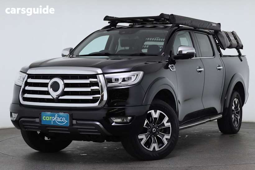 Black 2021 GWM UTE Dual Cab Utility Cannon-X (4X4)