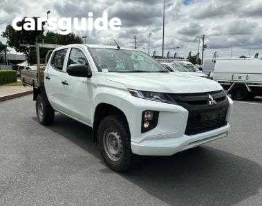 White 2021 Mitsubishi Triton Ute Tray GLX R