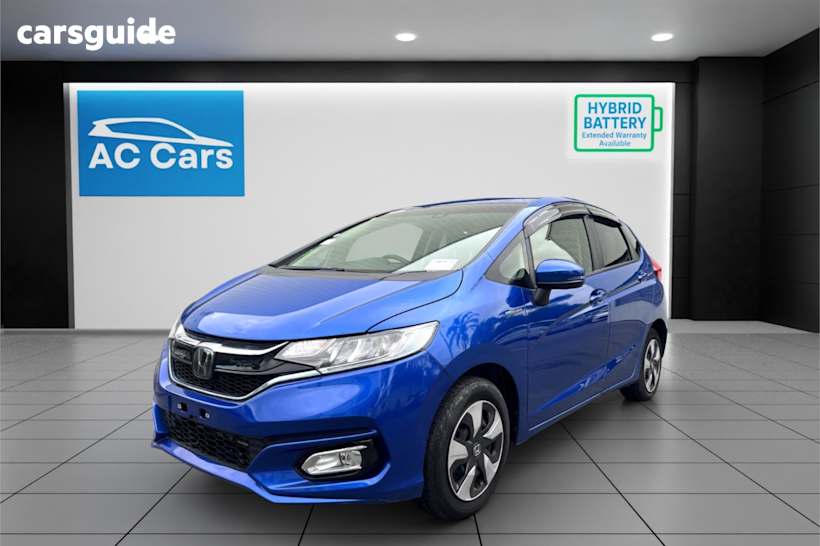 Blue 2018 Honda Fit Hatch HYBRID S HONDA SENSING