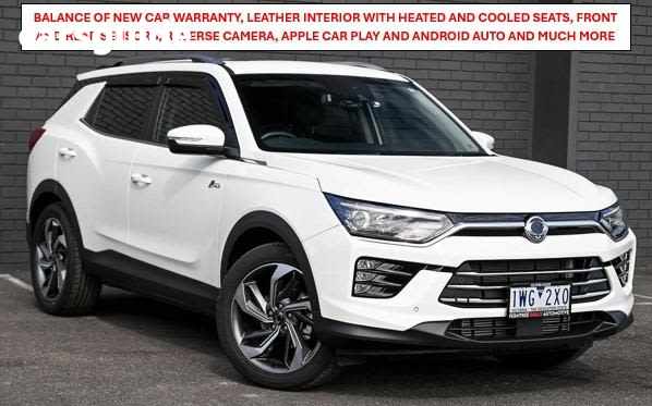 White 2022 Ssangyong Korando SUV ULTIMATE F