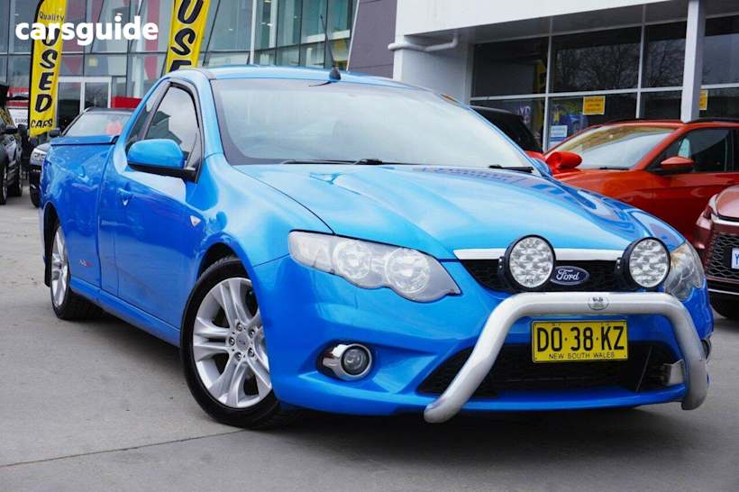 Blue 2009 Ford Falcon Utility Xr8