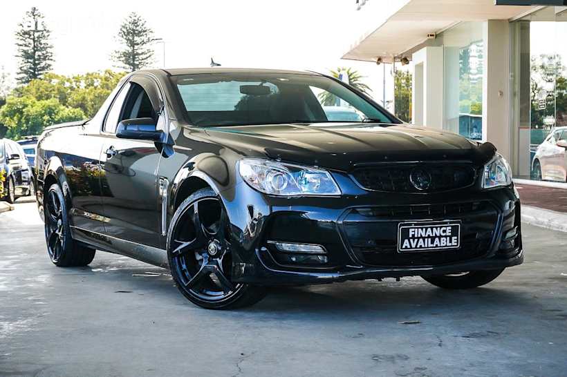 Black 2016 Holden UTE Utility Sv6 Black Edition