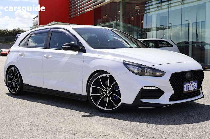 White 2019 Hyundai I30 Hatch N LINE F