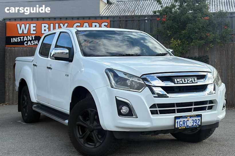 White 2018 Isuzu D-MAX Ute Tray LS-U HIGH RIDE R