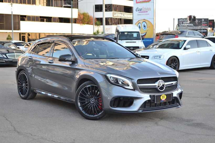 Grey 2018 Mercedes-Benz GLA-Class SUV GLA45 AMG 4WD
