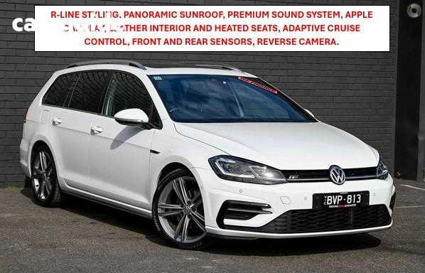 White 2020 Volkswagen Golf SUV 110TSI HIGHLINE F