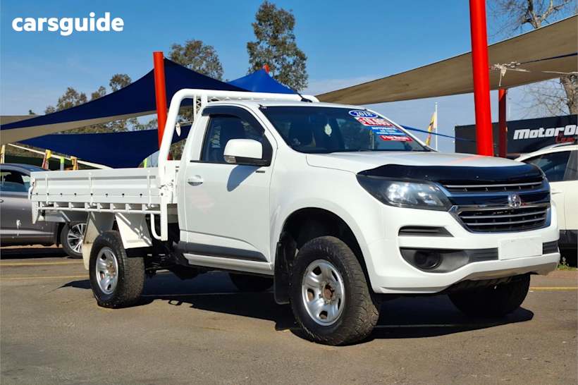 White 2018 Holden Colorado Cab Chassis Ls (4X2)