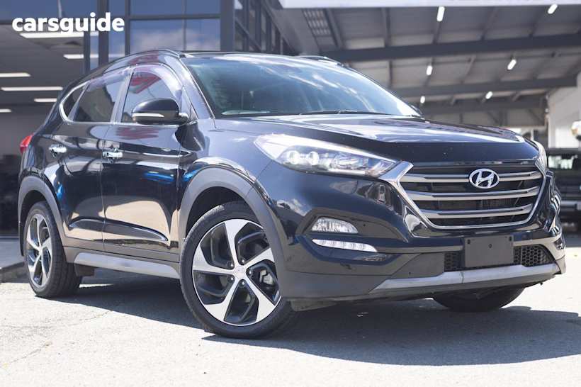 Black 2018 Hyundai Tucson SUV HIGHLANDER 4X4