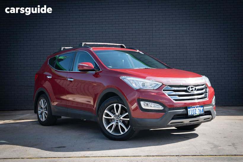 Red 2012 Hyundai Santa FE Wagon Active Crdi (4X4)