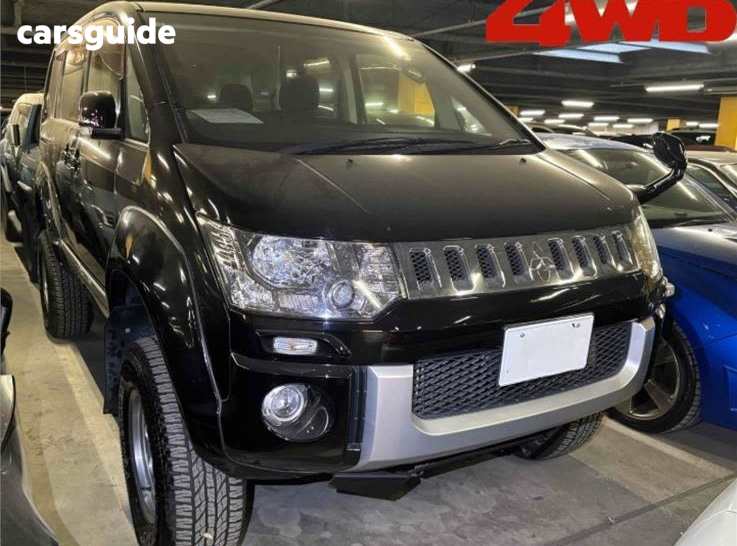 Black 2015 Mitsubishi Delica Commercial D5 G POWER PACK 4WD  LIFTED