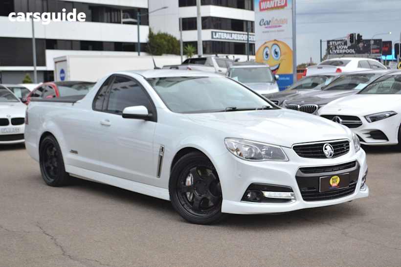 White 2015 Holden UTE Ute Tray SS V REDLINE R