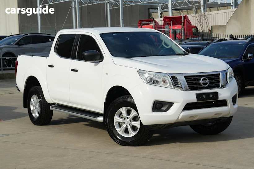 White 2019 Nissan Navara Ute Tray SL 4X4