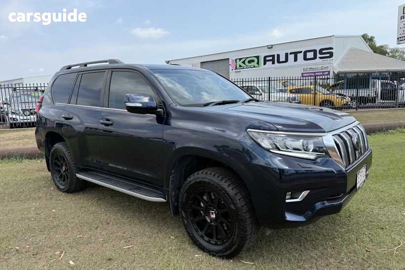 Black 2021 Toyota Landcruiser Prado Wagon Vx Flat Tailgate