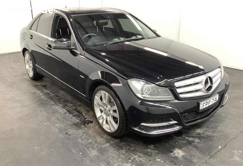 Black 2012 Mercedes-Benz C250 Sedan Avantgarde Be