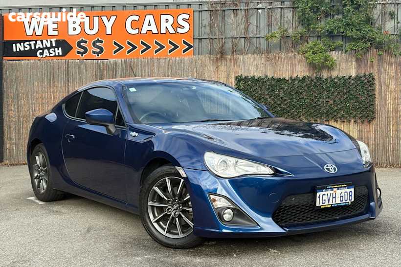 Blue 2013 Toyota 86 Coupe Gt