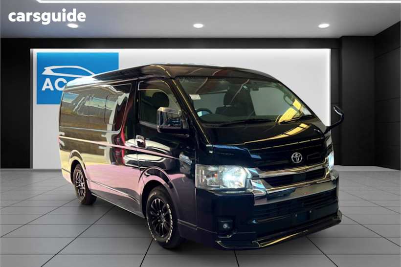 Black 2022 Toyota HiAce Commercial VAN COMMUTER GL,