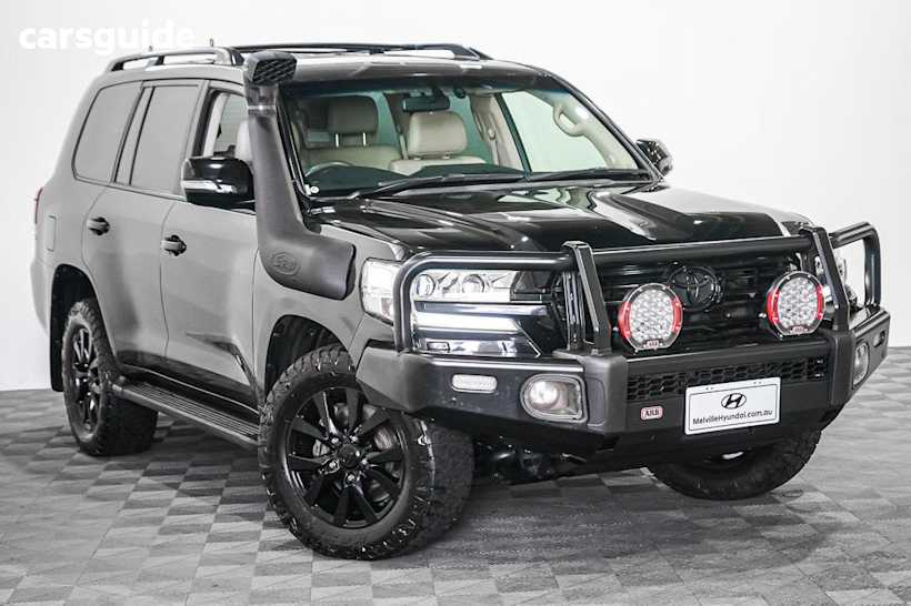 Black 2018 Toyota Landcruiser Wagon Vx (4X4)