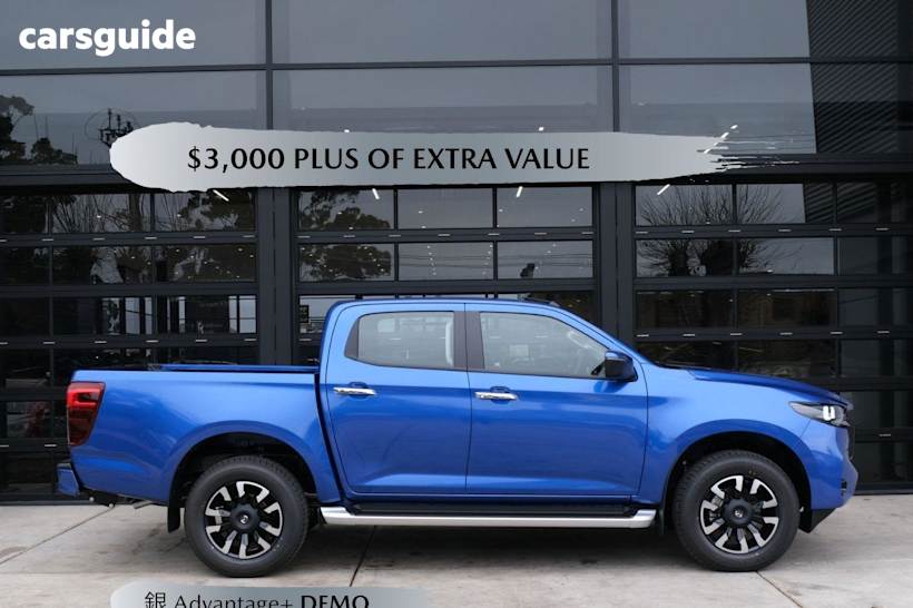 Blue 2025 Mazda BT-50 Ute Tray XTR R