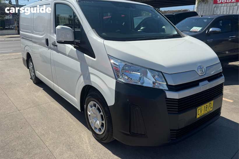 White 2019 Toyota HiAce Commercial R