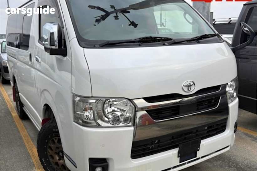 White 2022 Toyota HiAce Commercial 2.8L DIESEL VAN SUPER GL DARK PRIME 2