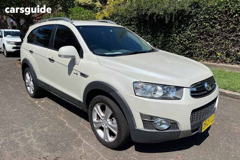 White 2012 Holden Captiva SUV 7 LX 4X4